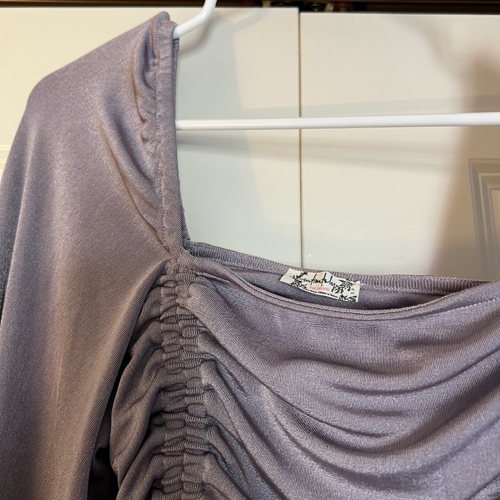 Free People Lavender Bodysuit